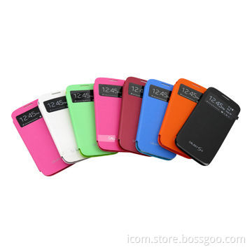 Mobile Phone Cases, Suitable for Samsung Galaxy S4/i9500/9508, Made of PC, Leather Texture Design